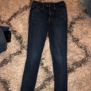 blue skinny jeans